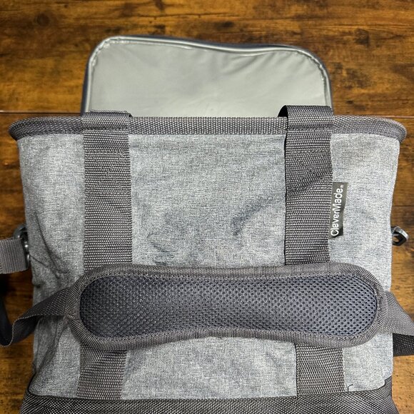 CleverMade Collapsible Insulated Leakproof 30 Cans Gray Tahoe Cooler Bag Camping - Picture 12 of 12